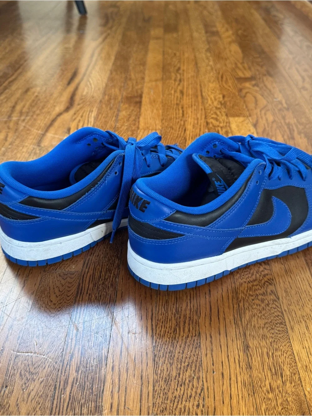 Nike Dunks Men’s Royal Blue and Black Sneakers